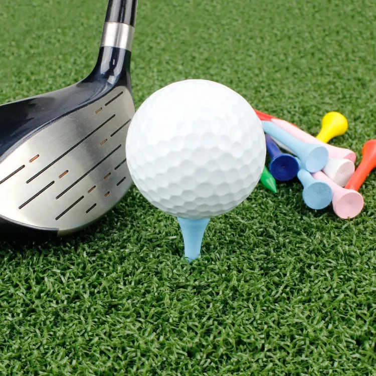 40 PCS PGM QT003 Golf TEE Golf Wooden Ball Holder, Random Color Delivery(42mm)