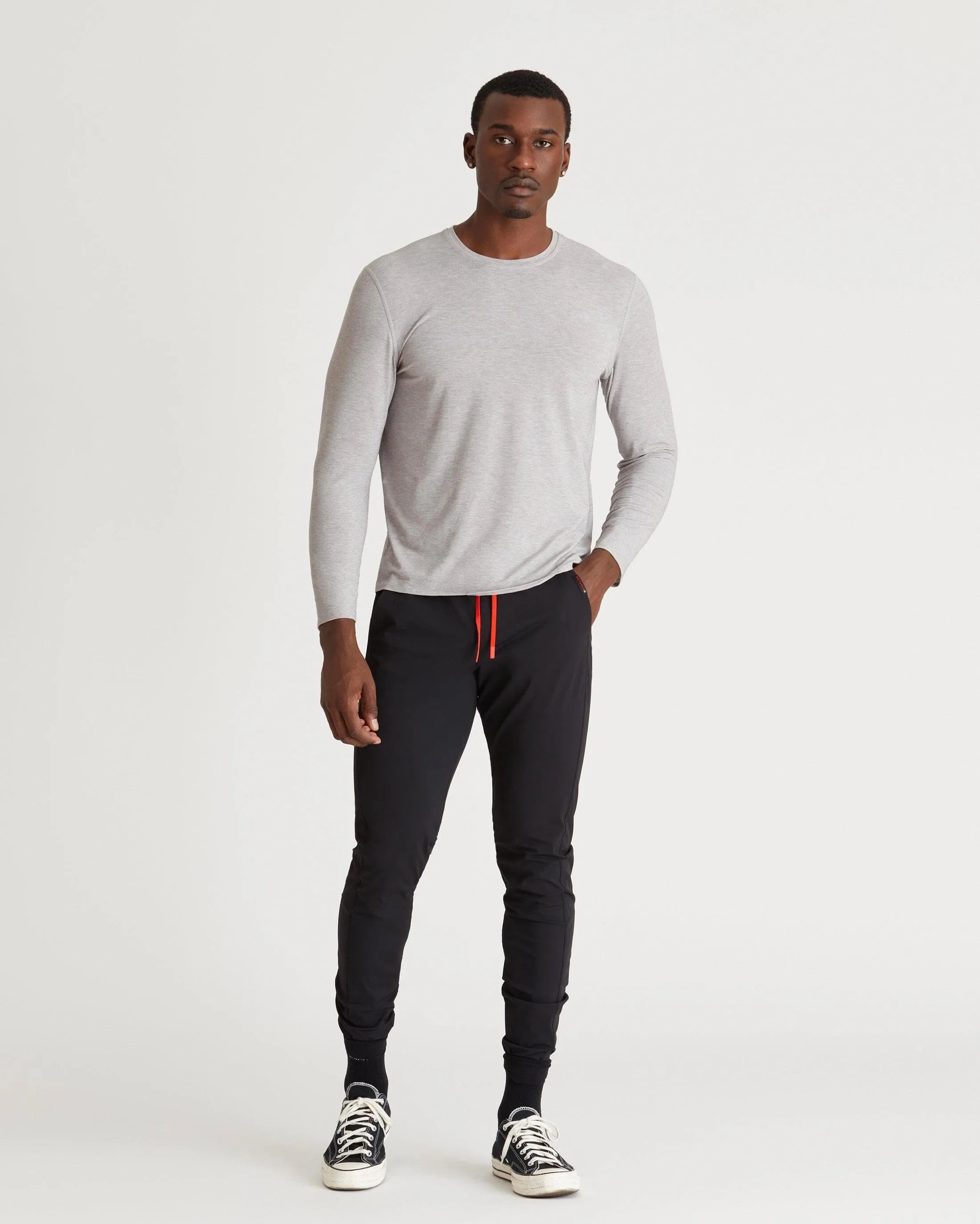 Clinton Long Sleeve in Stone Grey