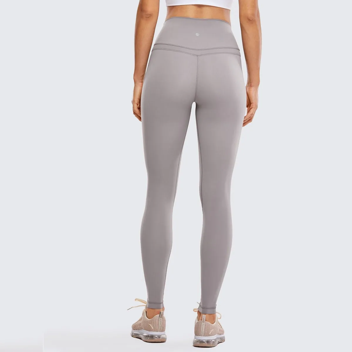 High Rise Seamless Grey Full Length Workout Leggings