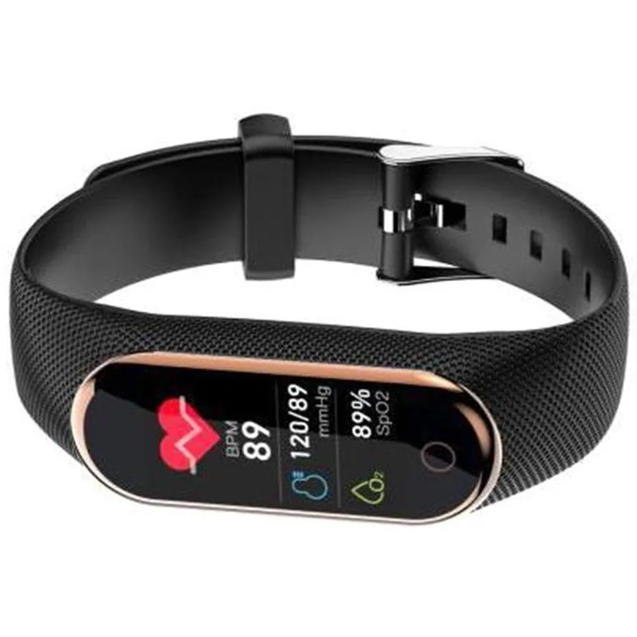 M8 Smart Watch (Fitness Bracelet with Heart Rate, Blood Pressure and Blood Oxygen Monitoring)