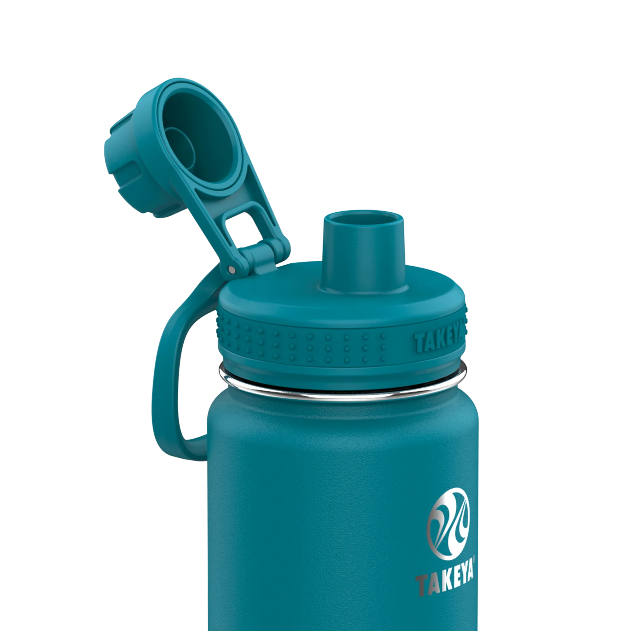 Mystic Blue Actives Water Bottle With Spout Lid