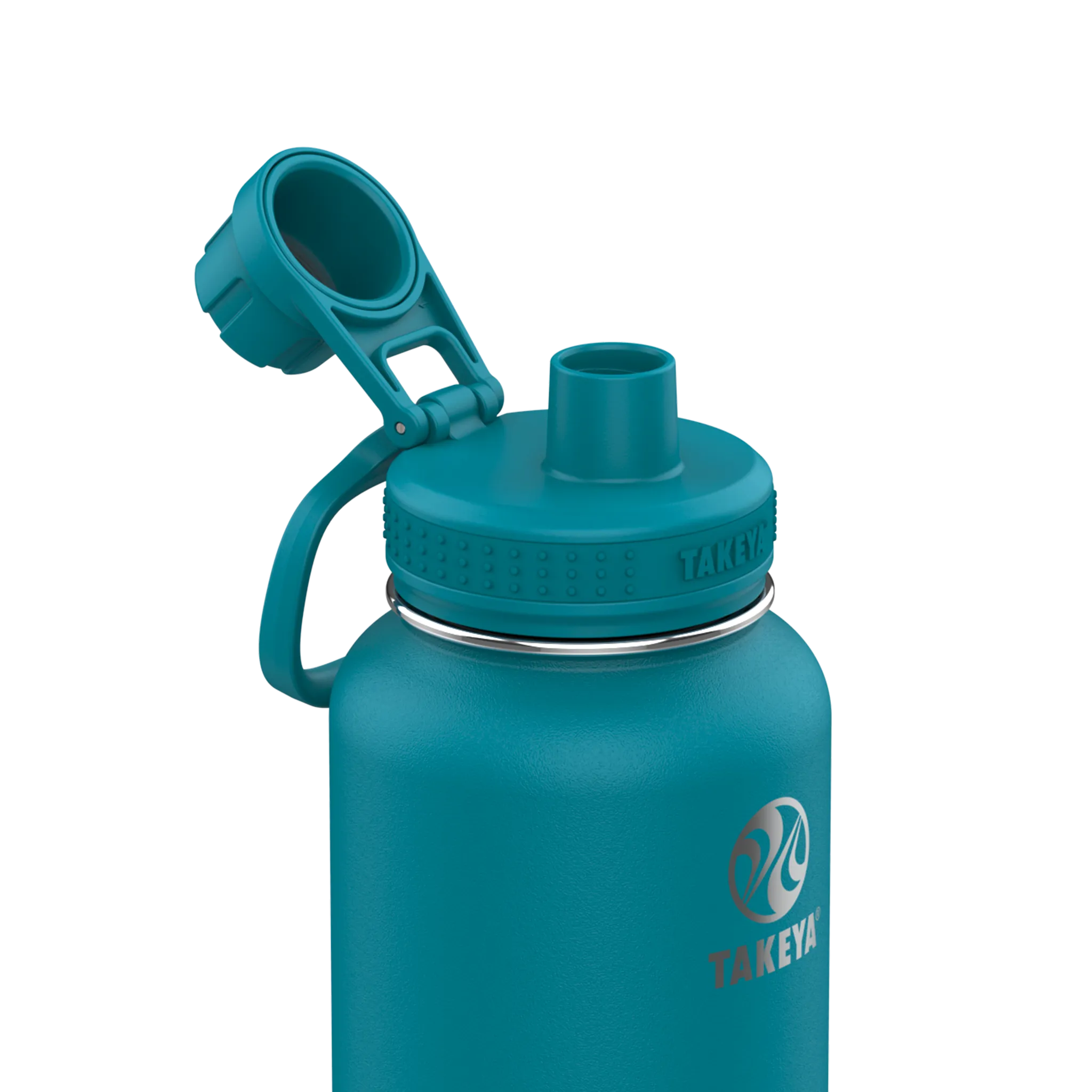 Mystic Blue Actives Water Bottle With Spout Lid