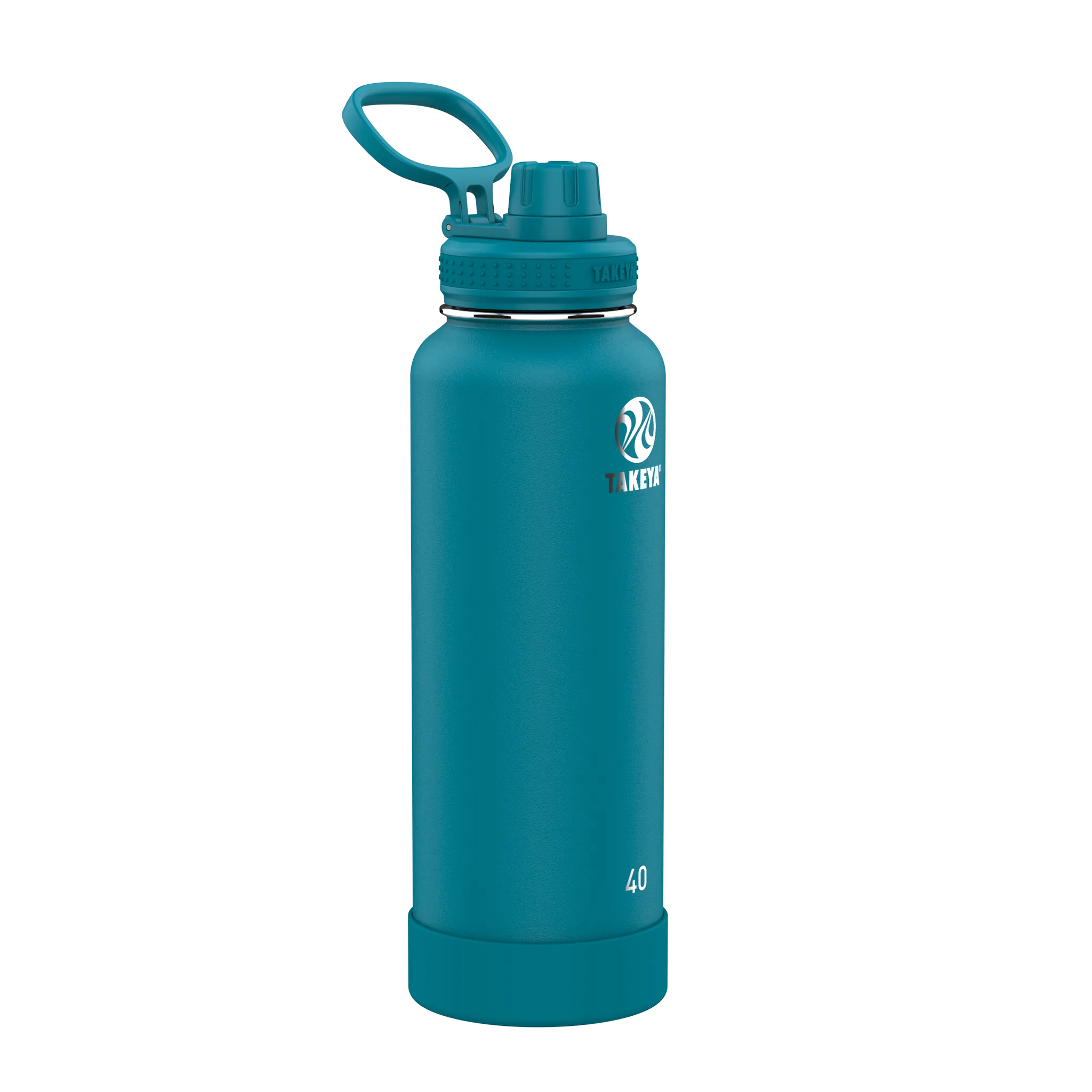 Mystic Blue Actives Water Bottle With Spout Lid