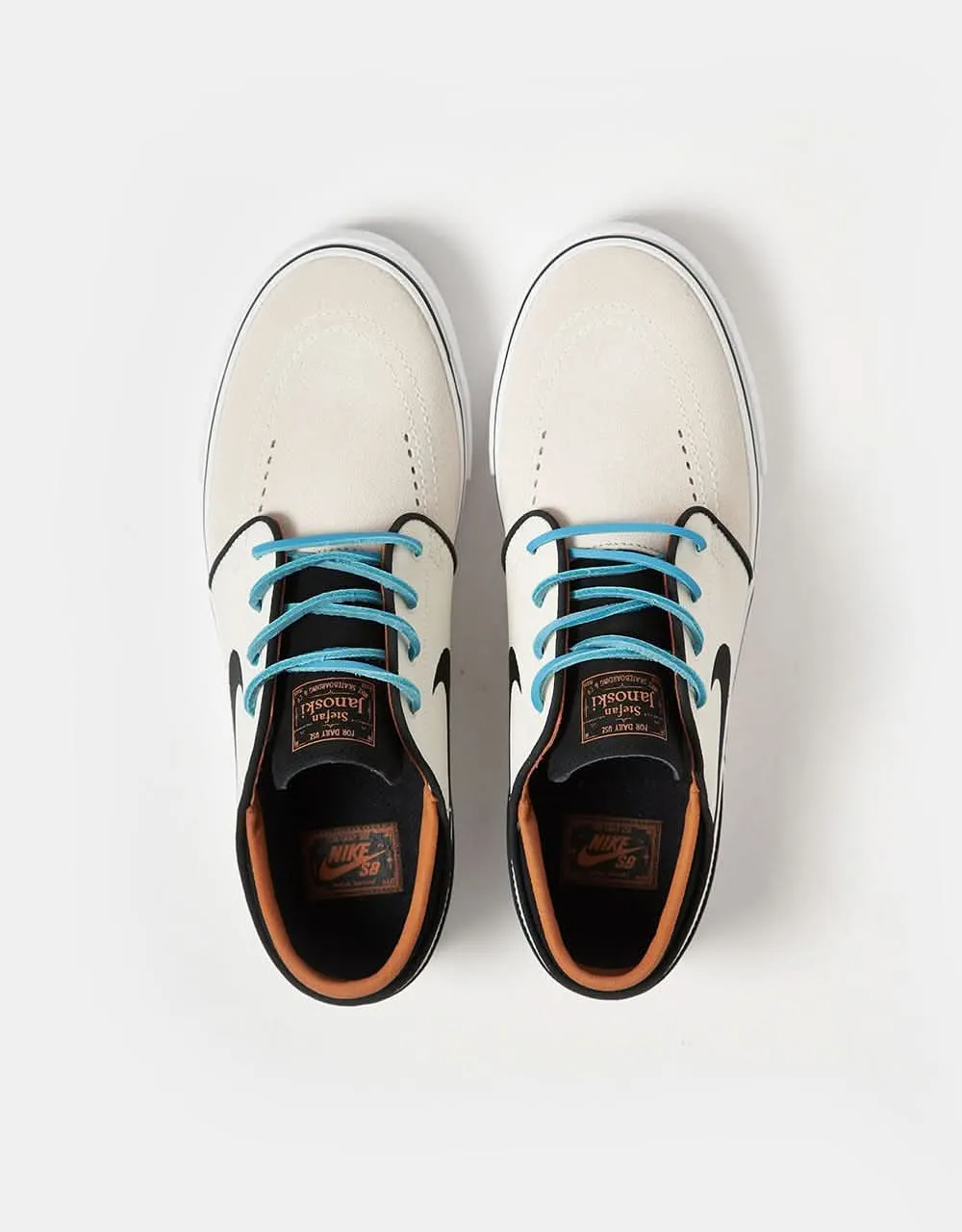 Nike SB 'Safari Electric Pack' Zoom Janoski OG  Skate Shoes - Phantom/Chlorine Blue-Black