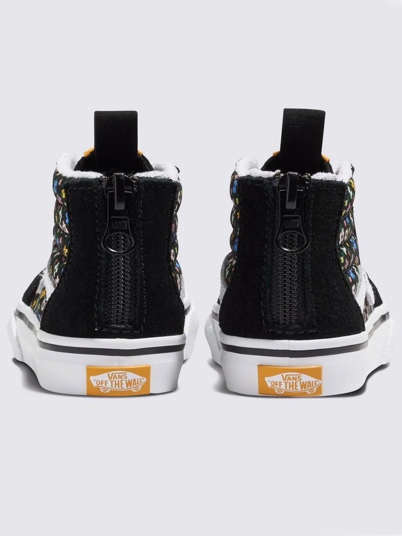 Sk8-Hi Disty Floral Black/Multi Shoes (Little Kids)