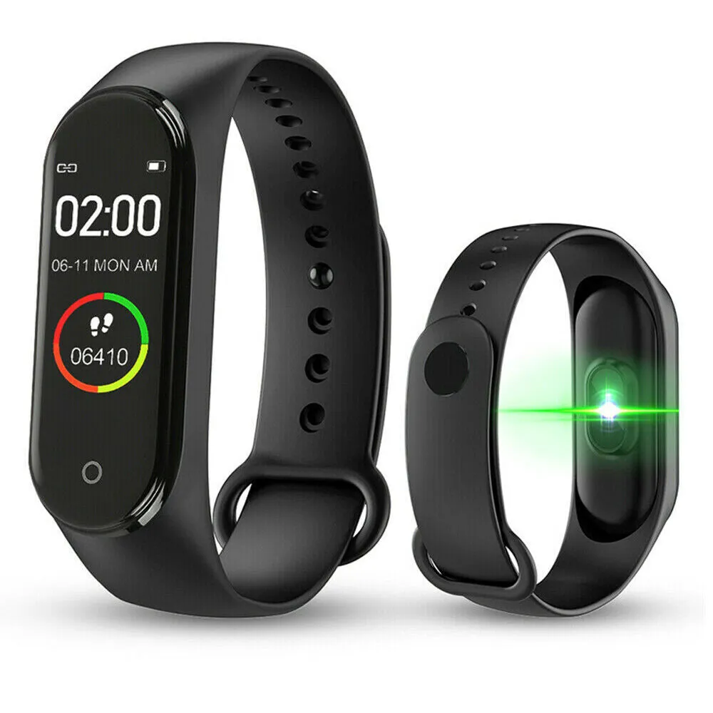 Smart Watch Band Blood Pressure Bracelet Wristband Fitness Tracker Heart Rate