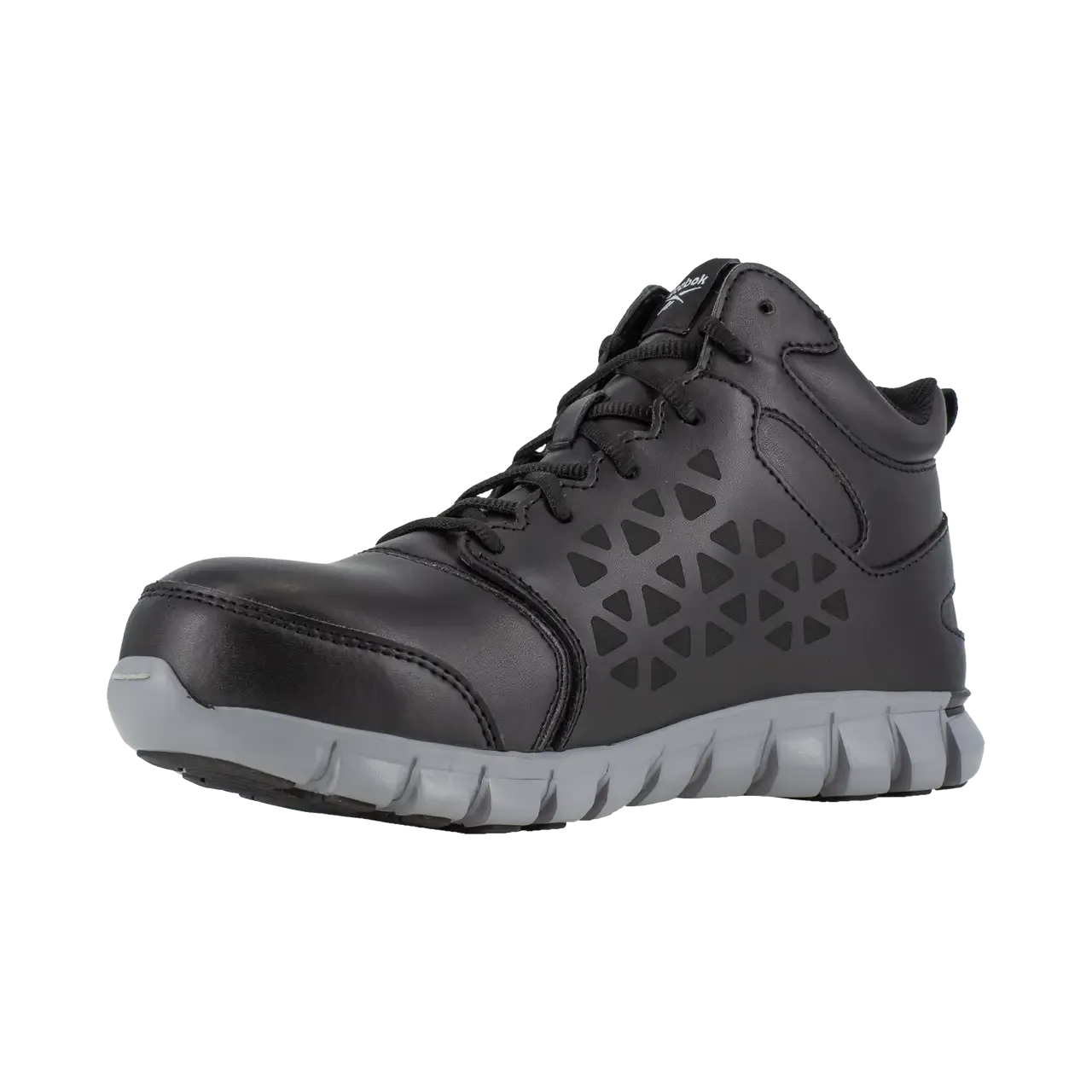 Women's Sublite Cushion Composite-Toe Waterproof Mid Cut Athletic Work Boot Black