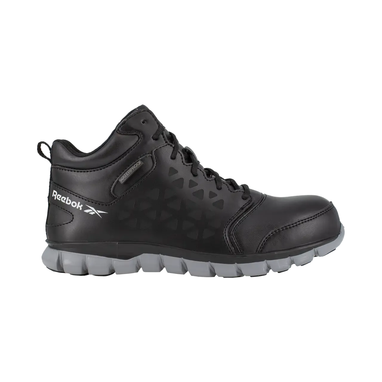 Women's Sublite Cushion Composite-Toe Waterproof Mid Cut Athletic Work Boot Black